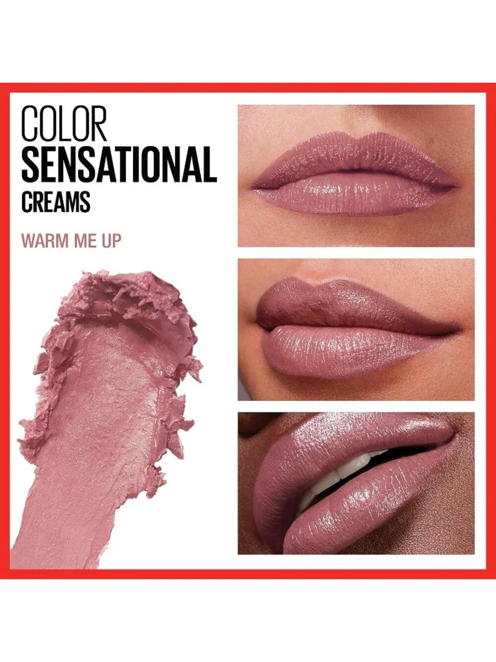 Maybelline 235 Warm Me Up Sensational The Mattes Cream Finish Hydrating Lipstick